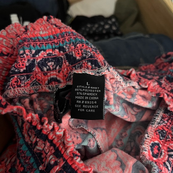 pink pattern float shorts - Picture 4 of 4